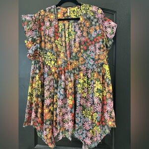 Free people floral tunic  - small